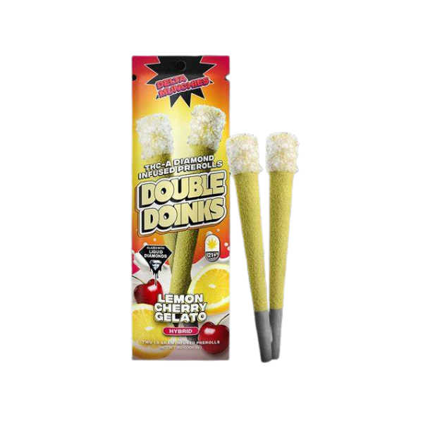 Delta Munchies THC-A Diamond Infused Prerolls | 2pk - Image 5
