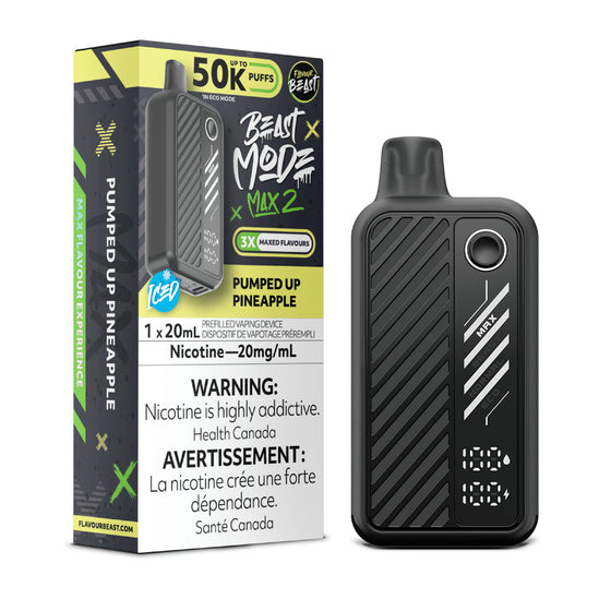 Flavour Beast Mode Max 2 – Pumped Up Pineapple - 50,000 Puffs